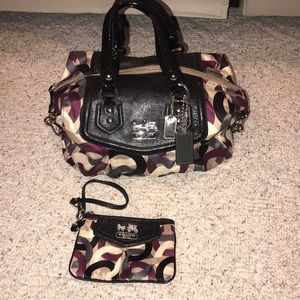 Coach bag and wristlet